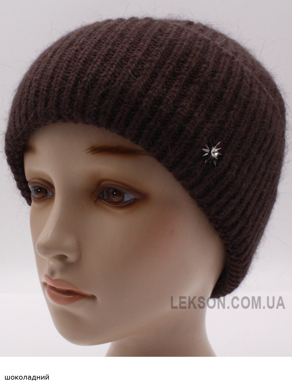 Жіноча шапка-ковпак з відворотом Альбiна