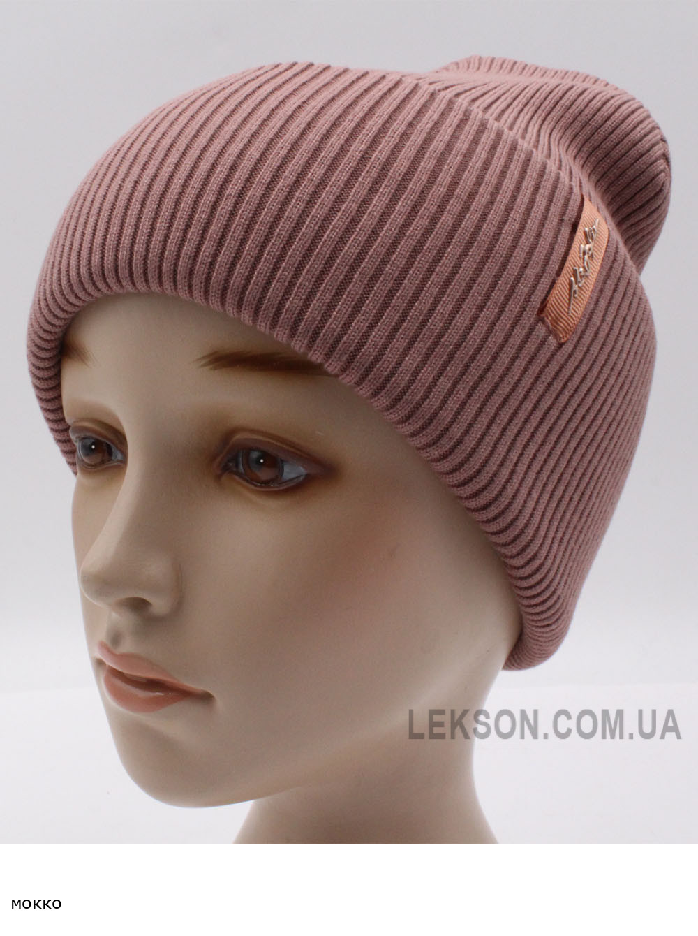 Жіноча шапка-ковпак з відворотом Блюз