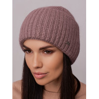 Жіноча шапка з відворотом "Жасмин"