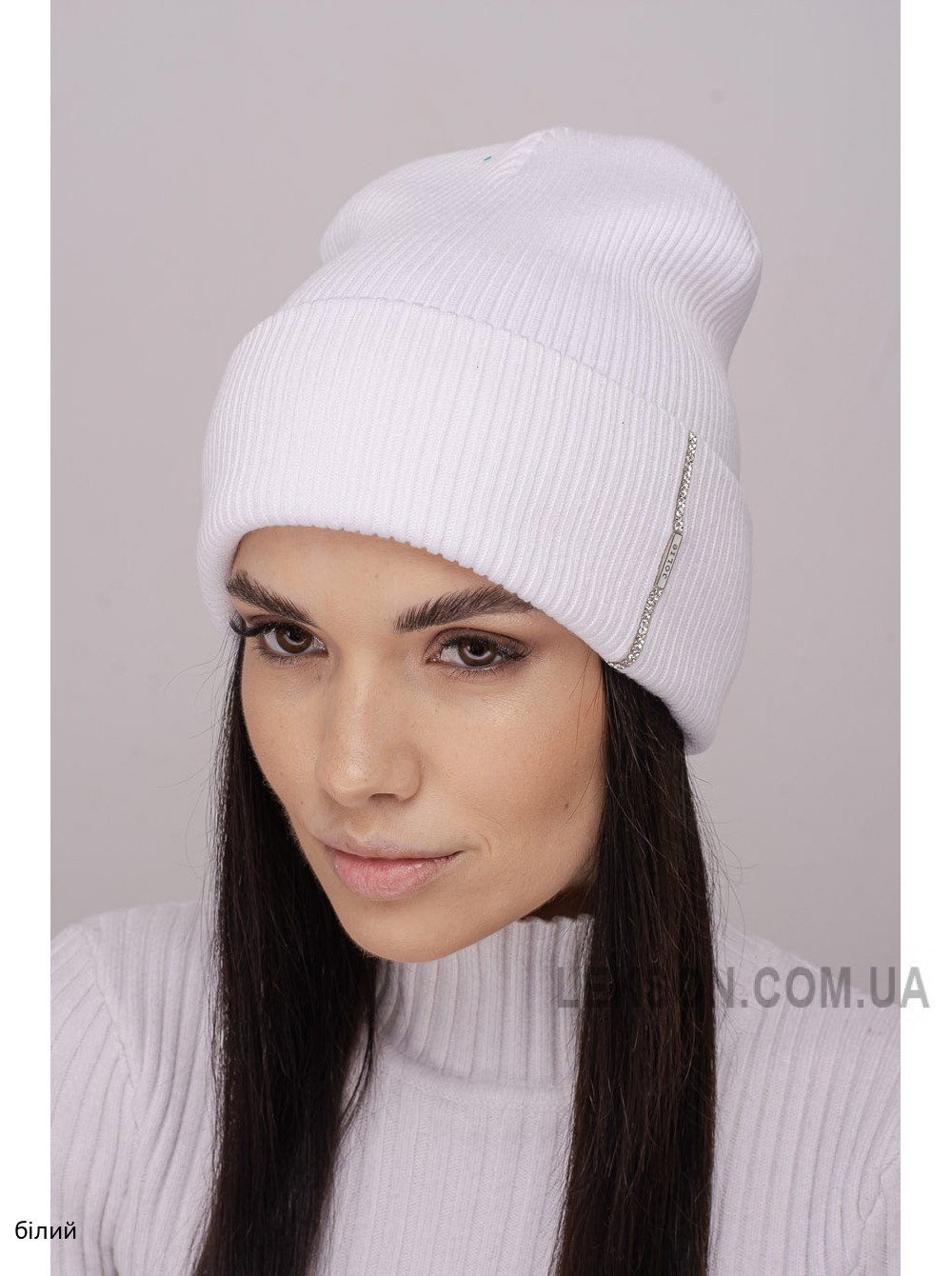 Жіноча шапка-ковпак з відворотом Карнавал