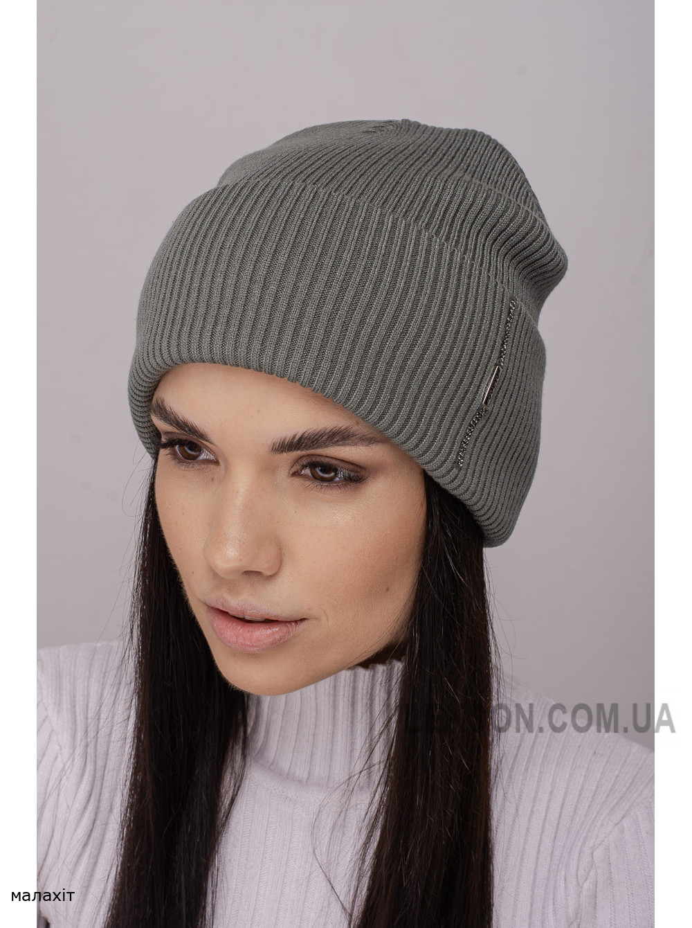 Жіноча шапка-ковпак з відворотом Карнавал