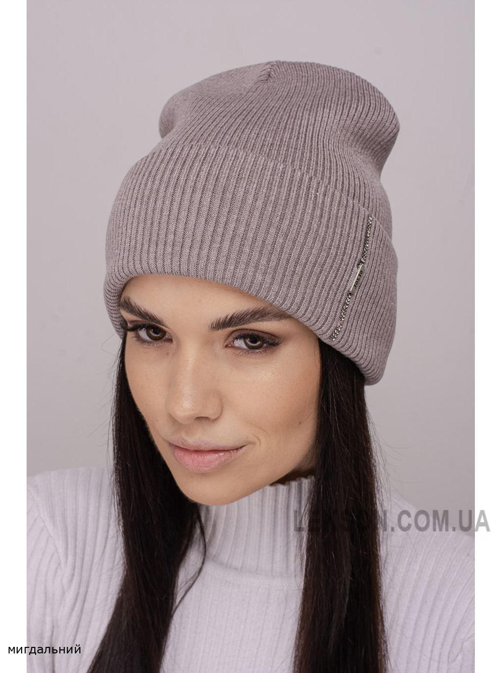 Жіноча шапка-ковпак з відворотом Карнавал