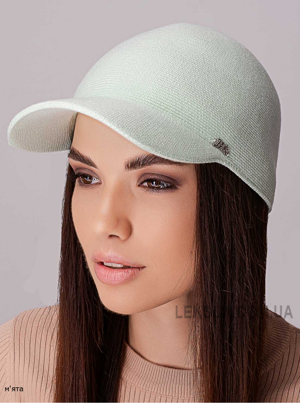 Жіноча бейсболка Карі