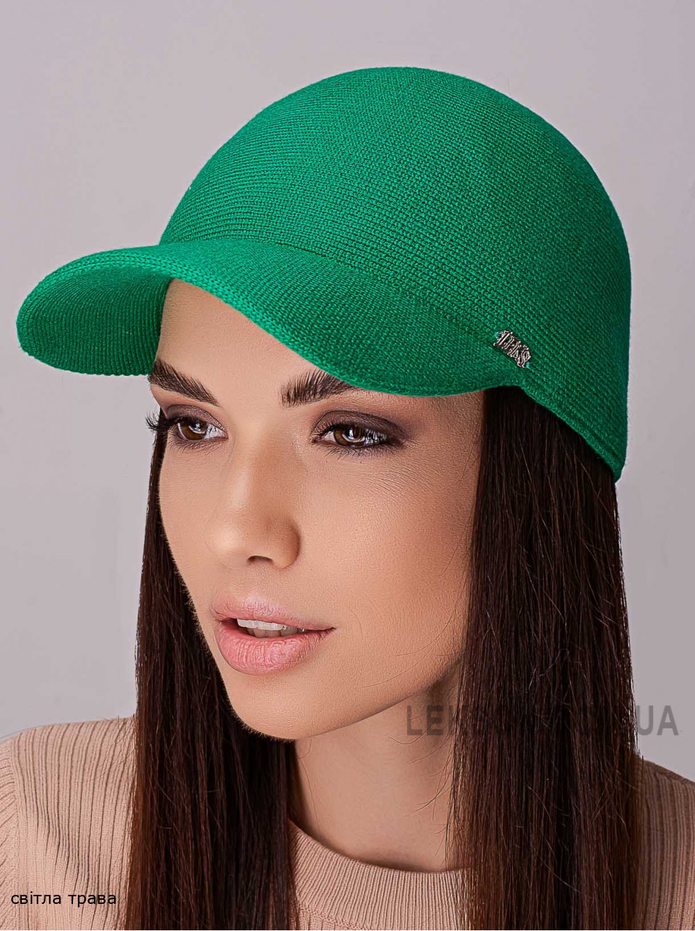 Жіноча бейсболка Карі