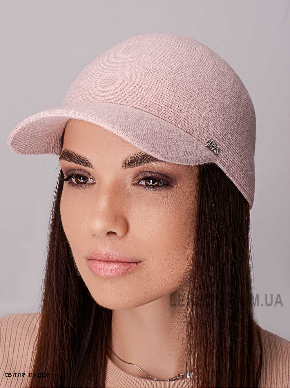 Жіноча бейсболка Карі