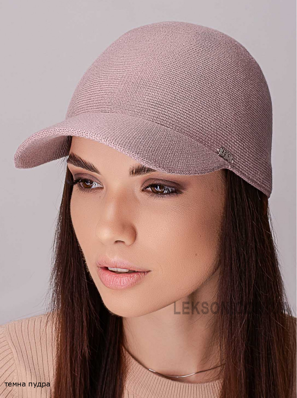 Жіноча бейсболка Карі