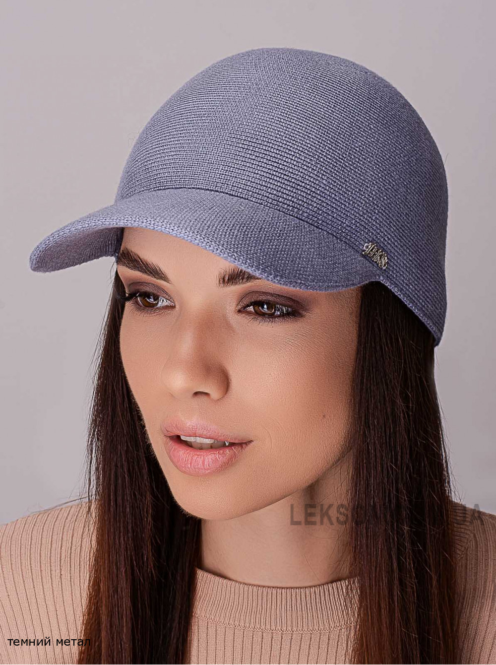 Жіноча бейсболка Карі