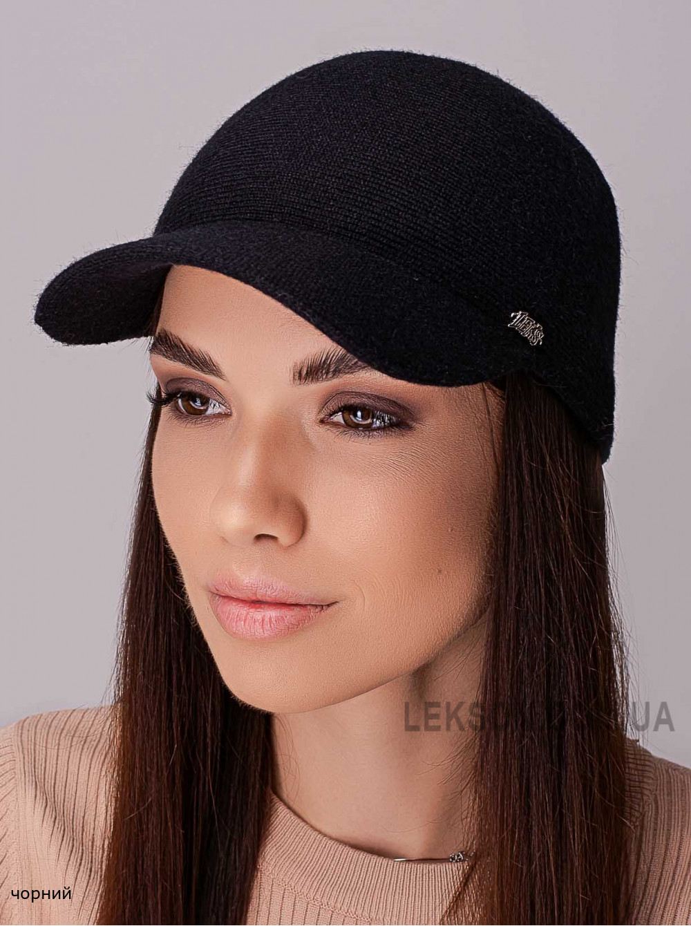 Жіноча бейсболка Карі