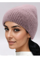 Жіноча шапка-ковпак з відворотом "Матрiца"