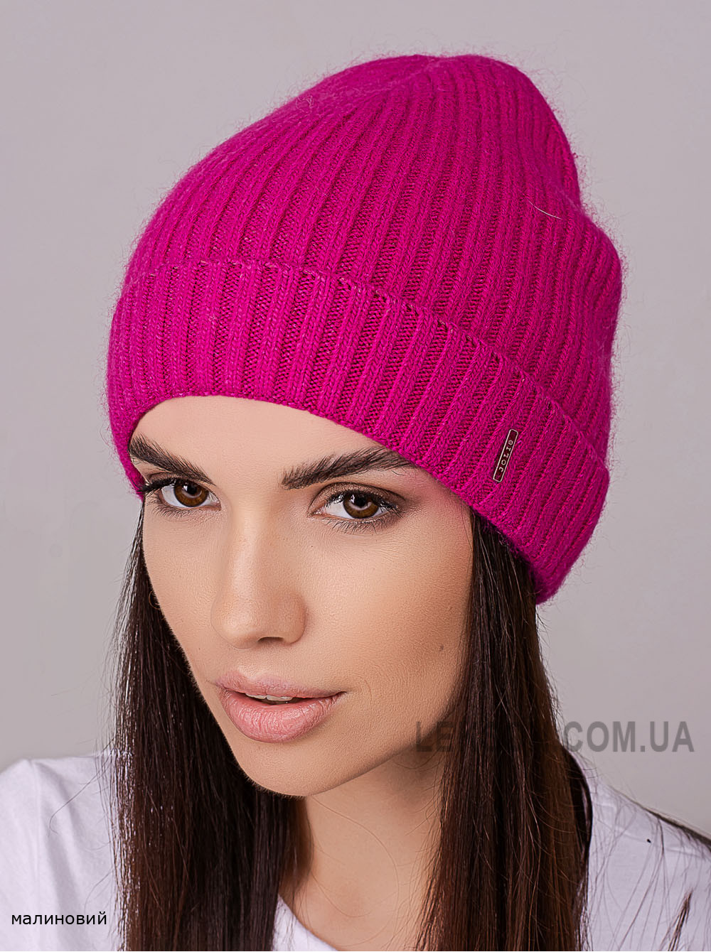 Придбати Жіноча шапка-ковпак з відворотом Пепсі Жіноча шапка-ковпак з відворотом Пепсі