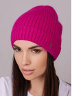 Придбати Жіноча шапка-ковпак з відворотом Пепсі малиновий