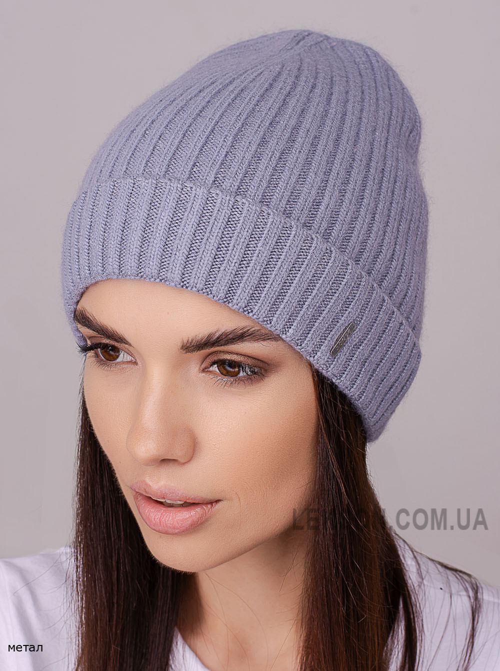 Придбати Жіноча шапка-ковпак з відворотом Пепсі Жіноча шапка-ковпак з відворотом Пепсі