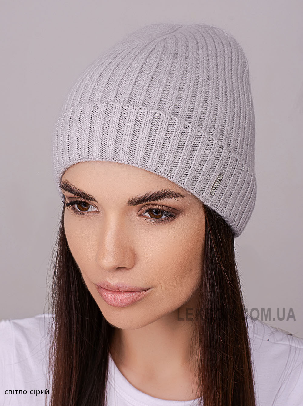 Придбати Жіноча шапка-ковпак з відворотом Пепсі Жіноча шапка-ковпак з відворотом Пепсі