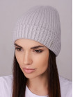 Придбати Жіноча шапка-ковпак з відворотом Пепсі світло сірий