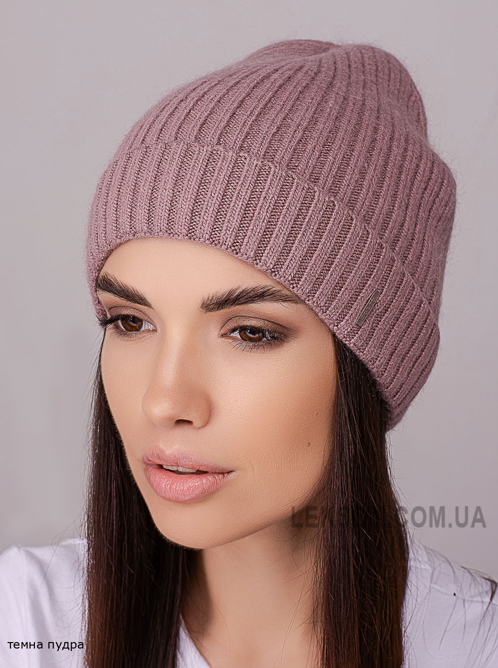 Придбати Жіноча шапка-ковпак з відворотом Пепсі Жіноча шапка-ковпак з відворотом Пепсі