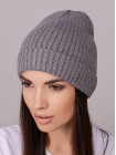 Придбати Жіноча шапка-ковпак з відворотом Пепсі темно-сірий