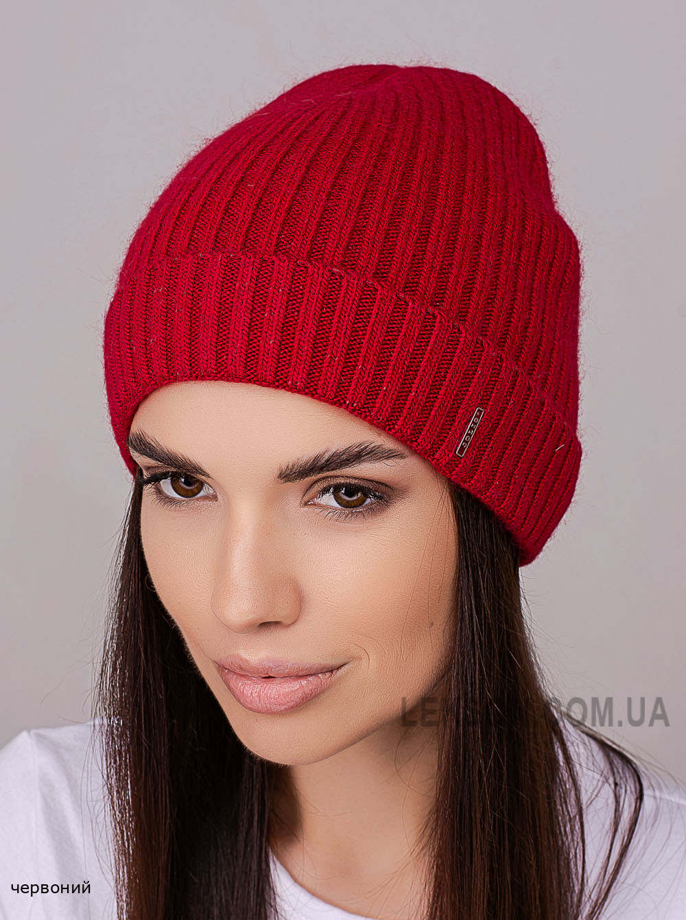 Придбати Жіноча шапка-ковпак з відворотом Пепсі Жіноча шапка-ковпак з відворотом Пепсі