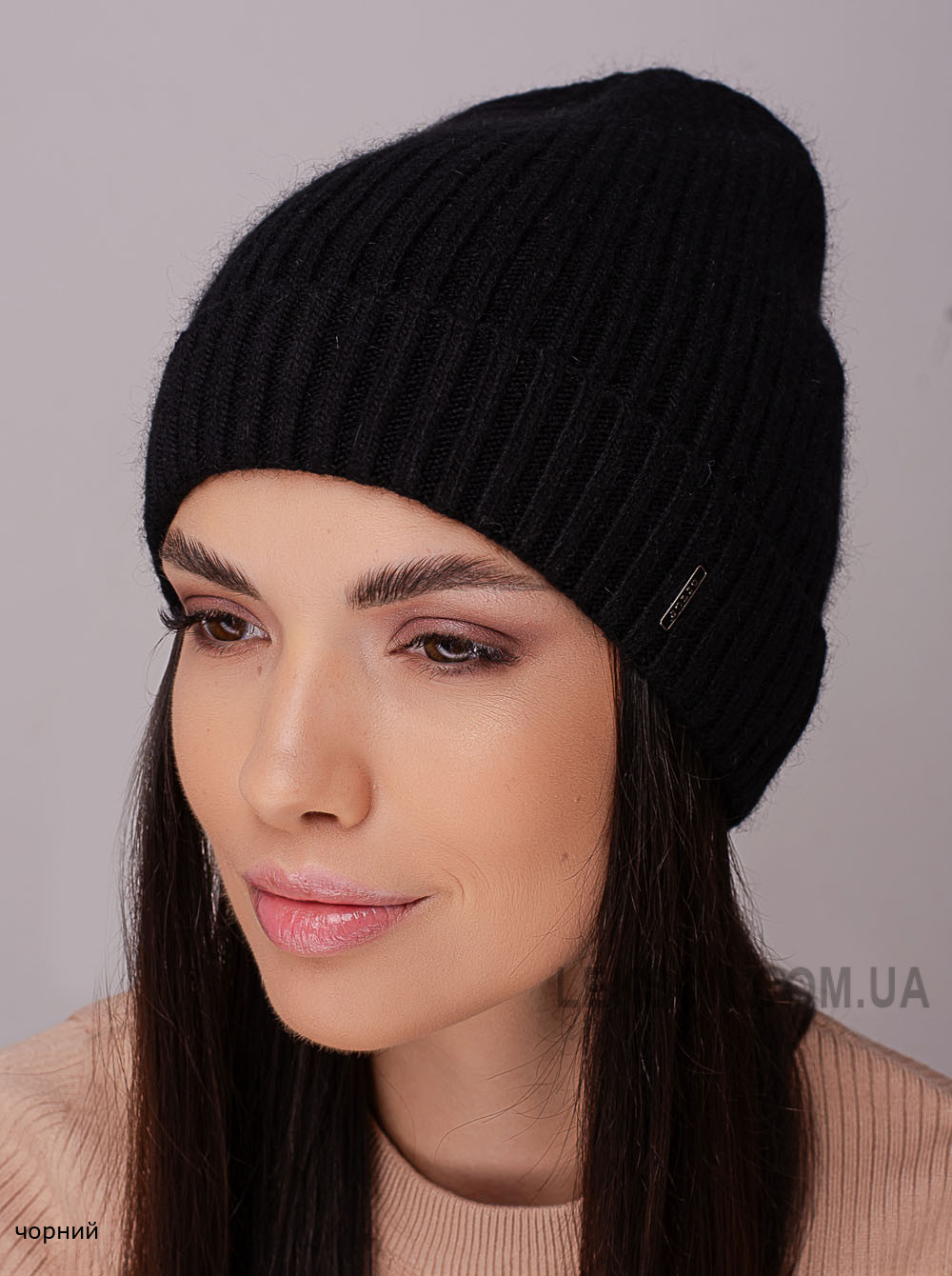 Придбати Жіноча шапка-ковпак з відворотом Пепсі Жіноча шапка-ковпак з відворотом Пепсі