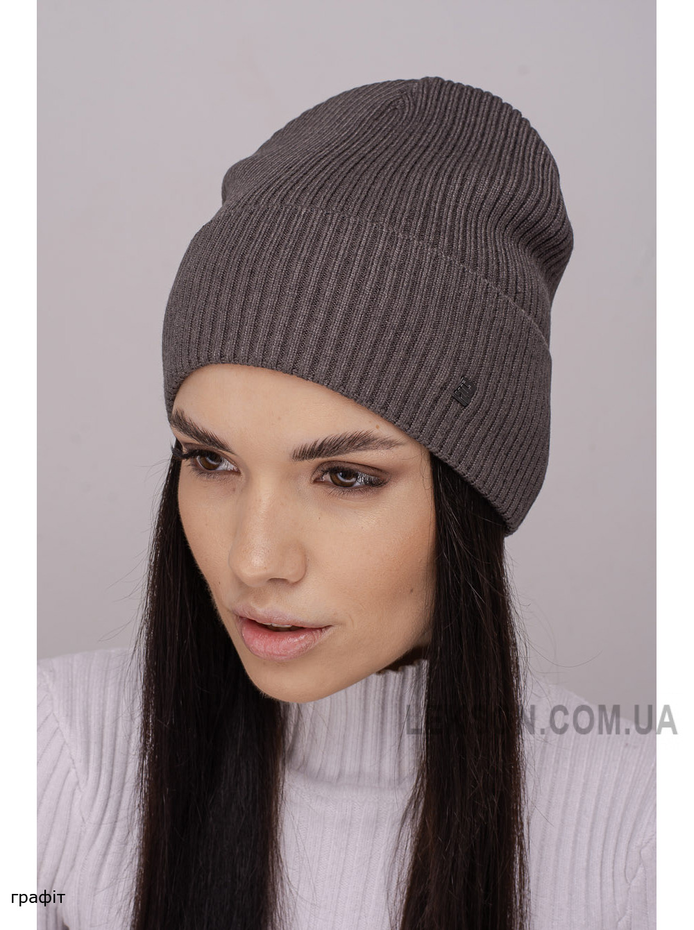 Жіноча шапка-ковпак з відворотом Фєнiкс