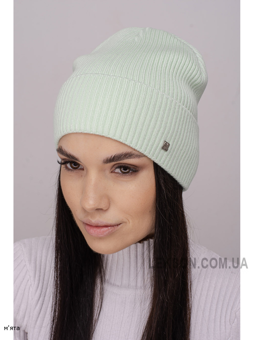 Жіноча шапка-ковпак з відворотом Фєнiкс