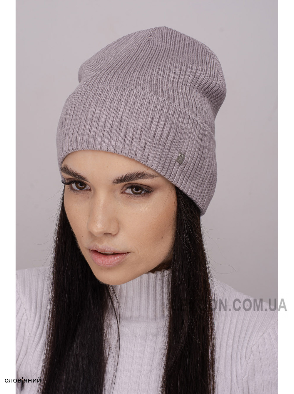 Жіноча шапка-ковпак з відворотом Фєнiкс