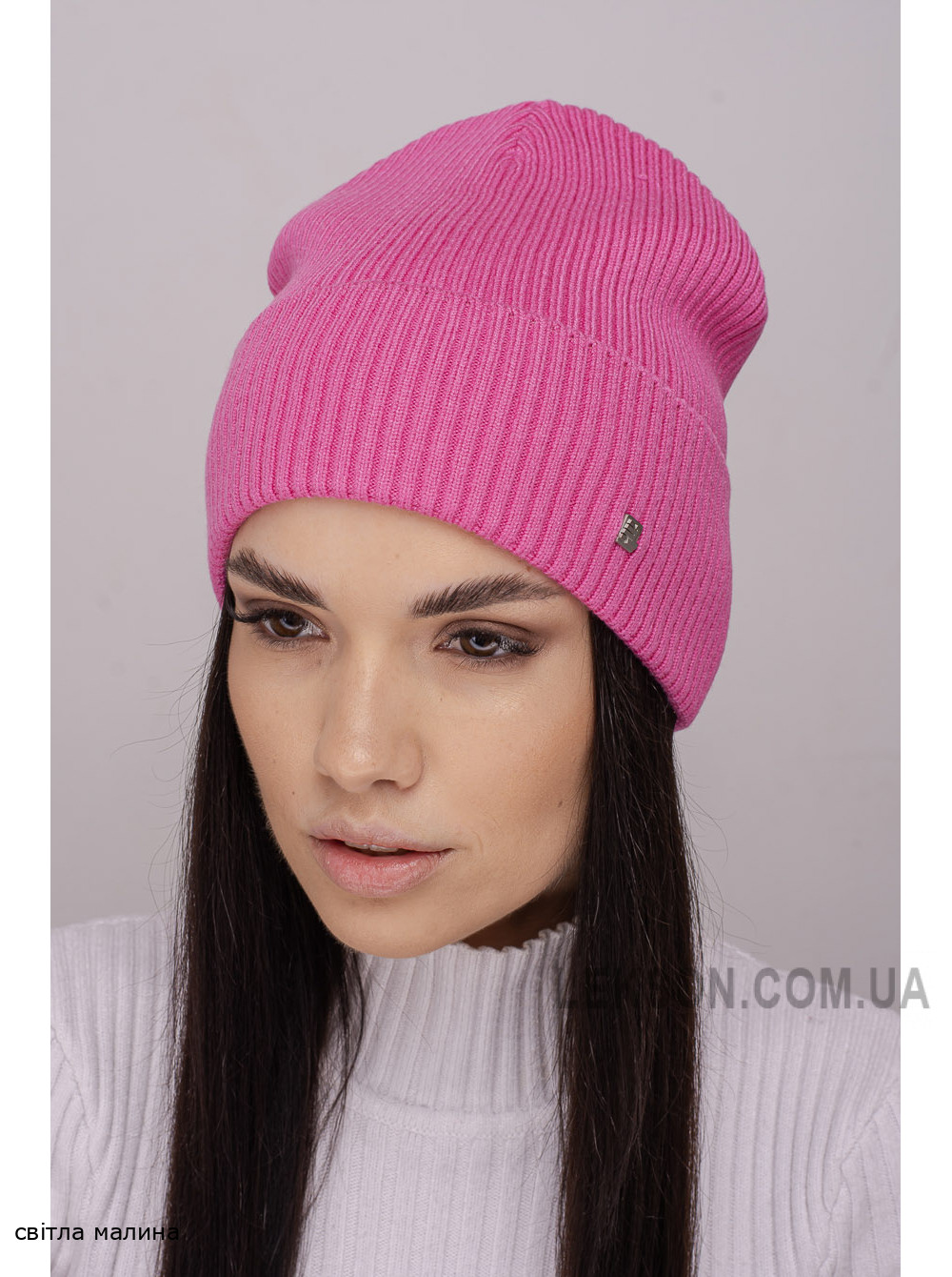 Жіноча шапка-ковпак з відворотом Фєнiкс