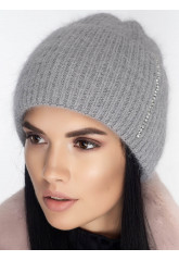 Женская шапка-колпак с отворотом "Сакура"