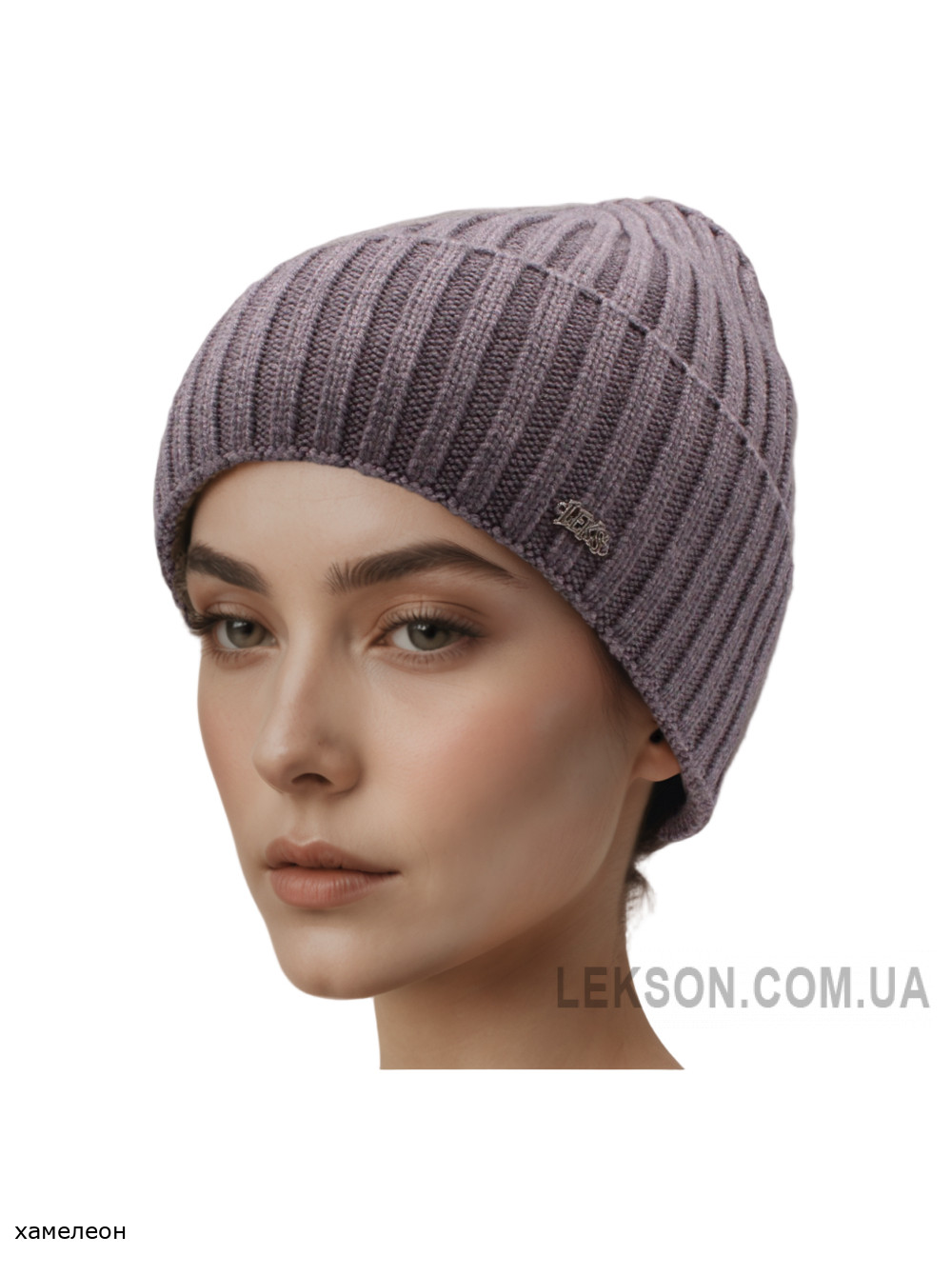 Женская шапка-колпак с отворотом Алегро