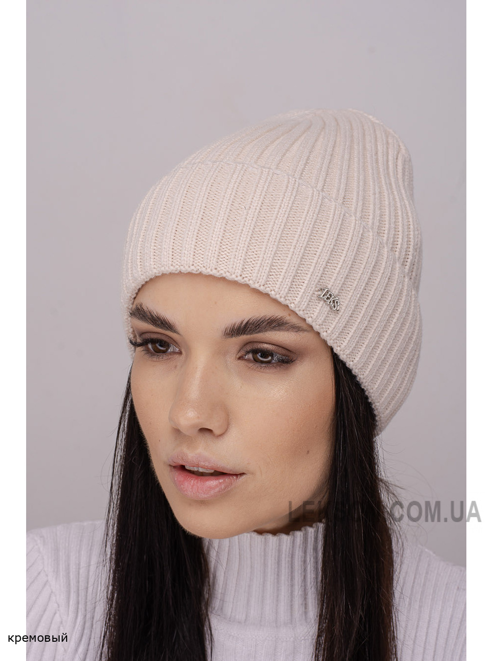 Женская шапка-колпак с отворотом Алегро