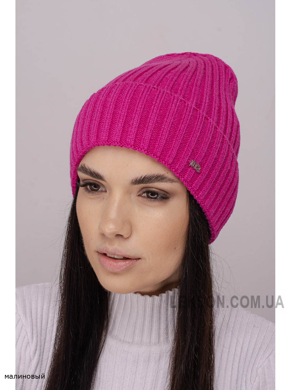 Женская шапка-колпак с отворотом Алегро