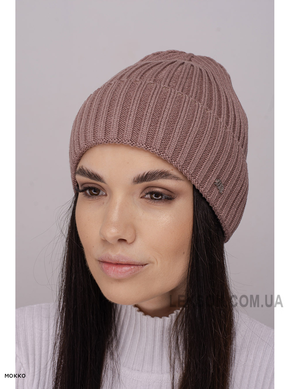 Женская шапка-колпак с отворотом Алегро