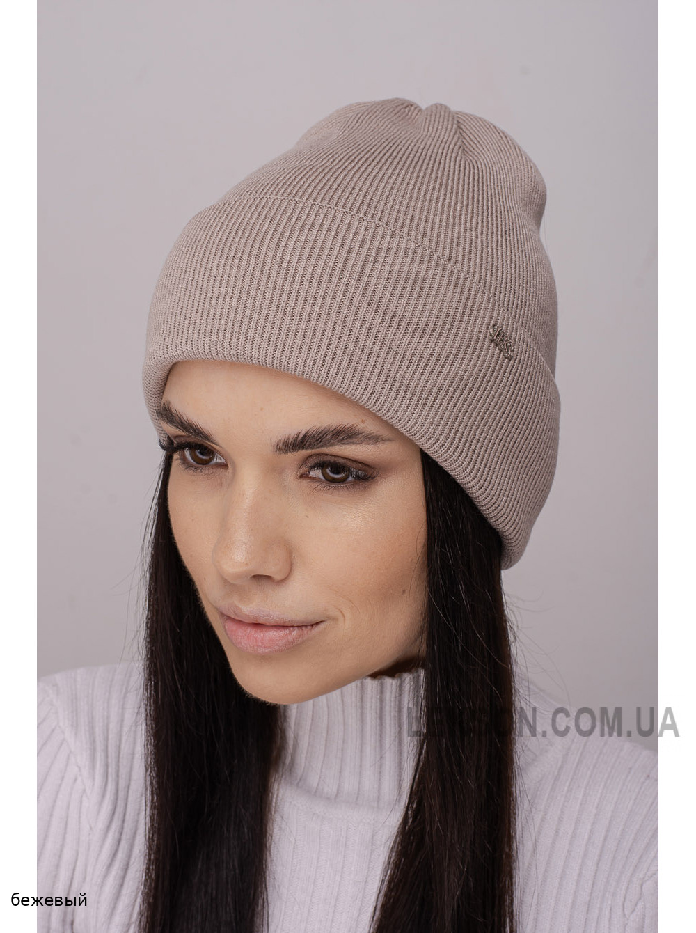 Женская шапка-колпак с отворотом Далия