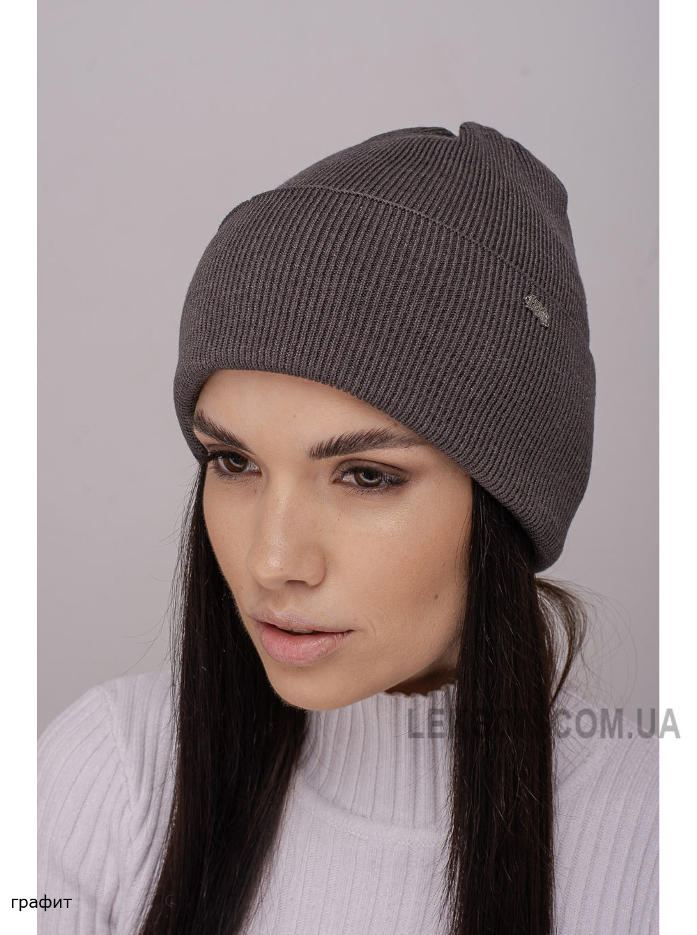 Женская шапка-колпак с отворотом Далия