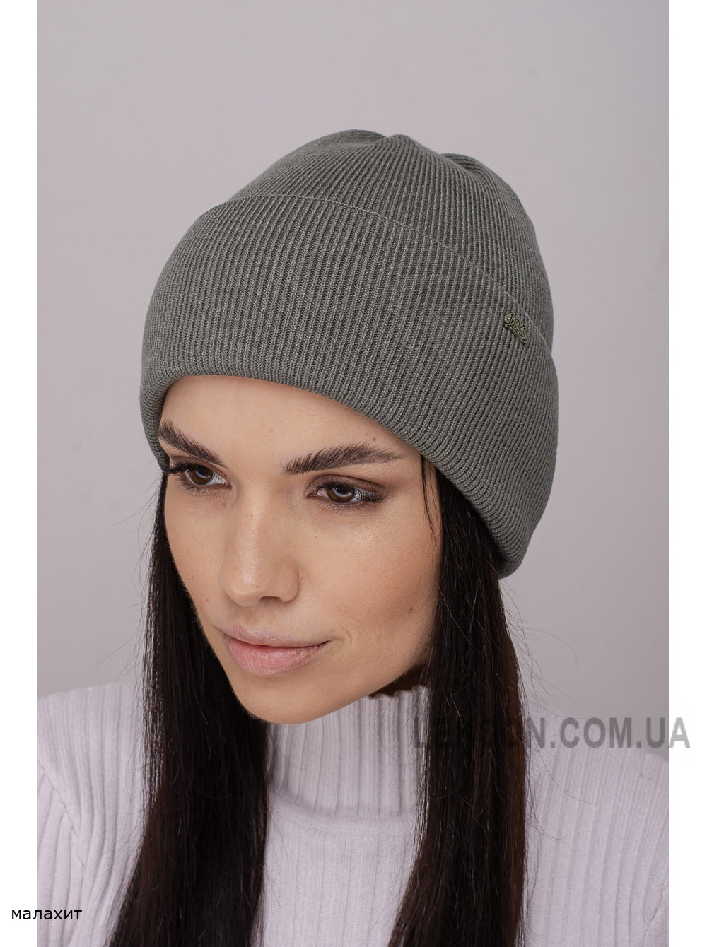 Женская шапка-колпак с отворотом Далия