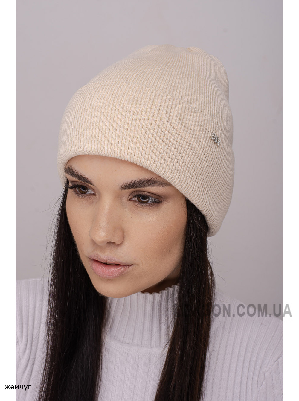 Женская шапка-колпак с отворотом Далия