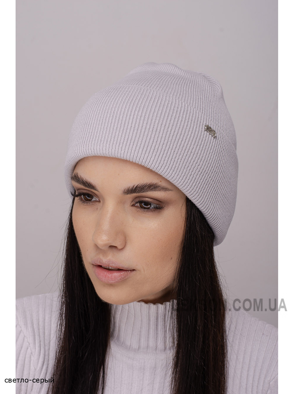 Женская шапка-колпак с отворотом Далия