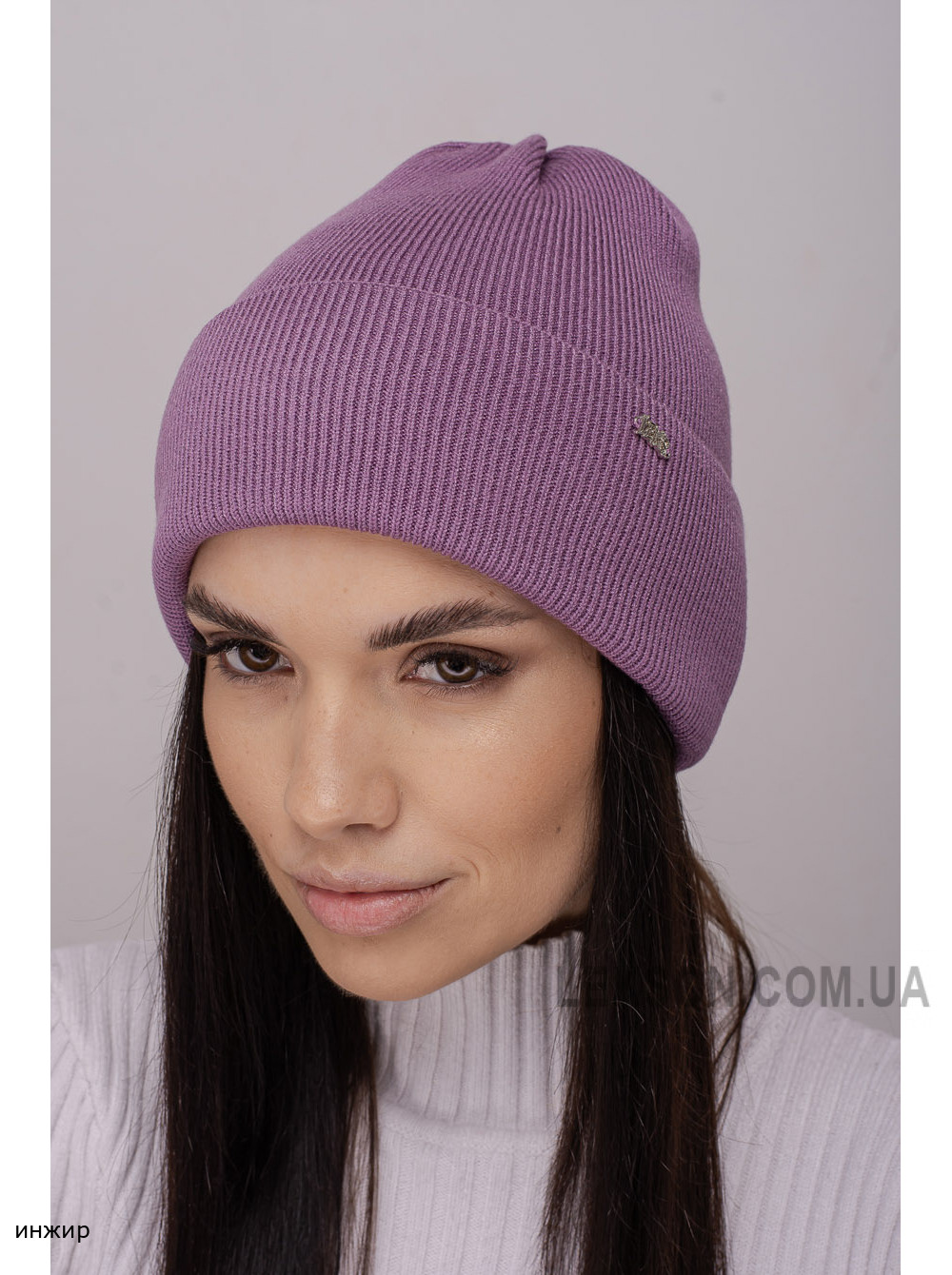 Женская шапка-колпак с отворотом Далия