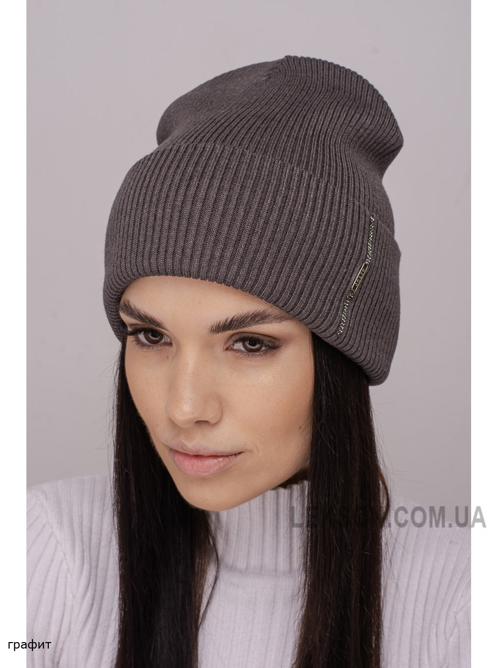 Женская шапка-колпак с отворотом Карнавал