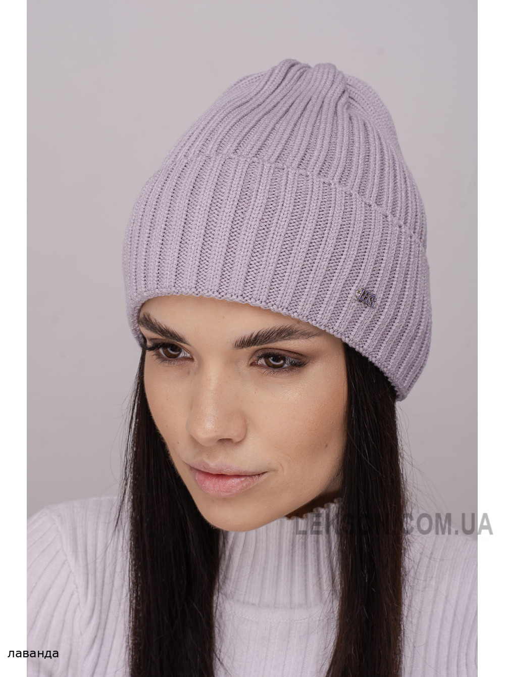 Женская шапка-колпак с отворотом Марка