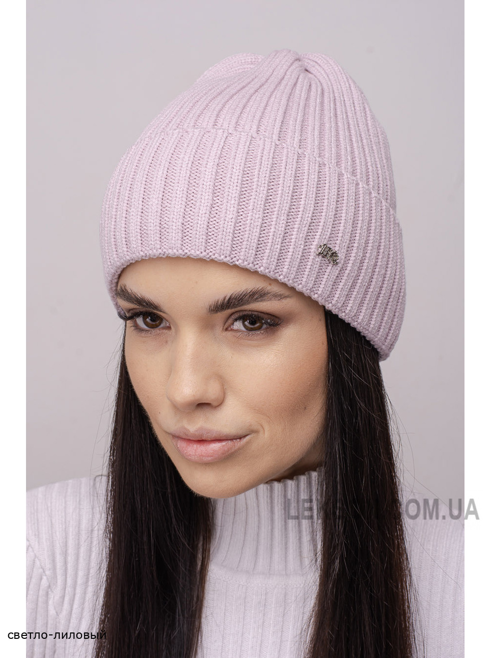 Женская шапка-колпак с отворотом Марка