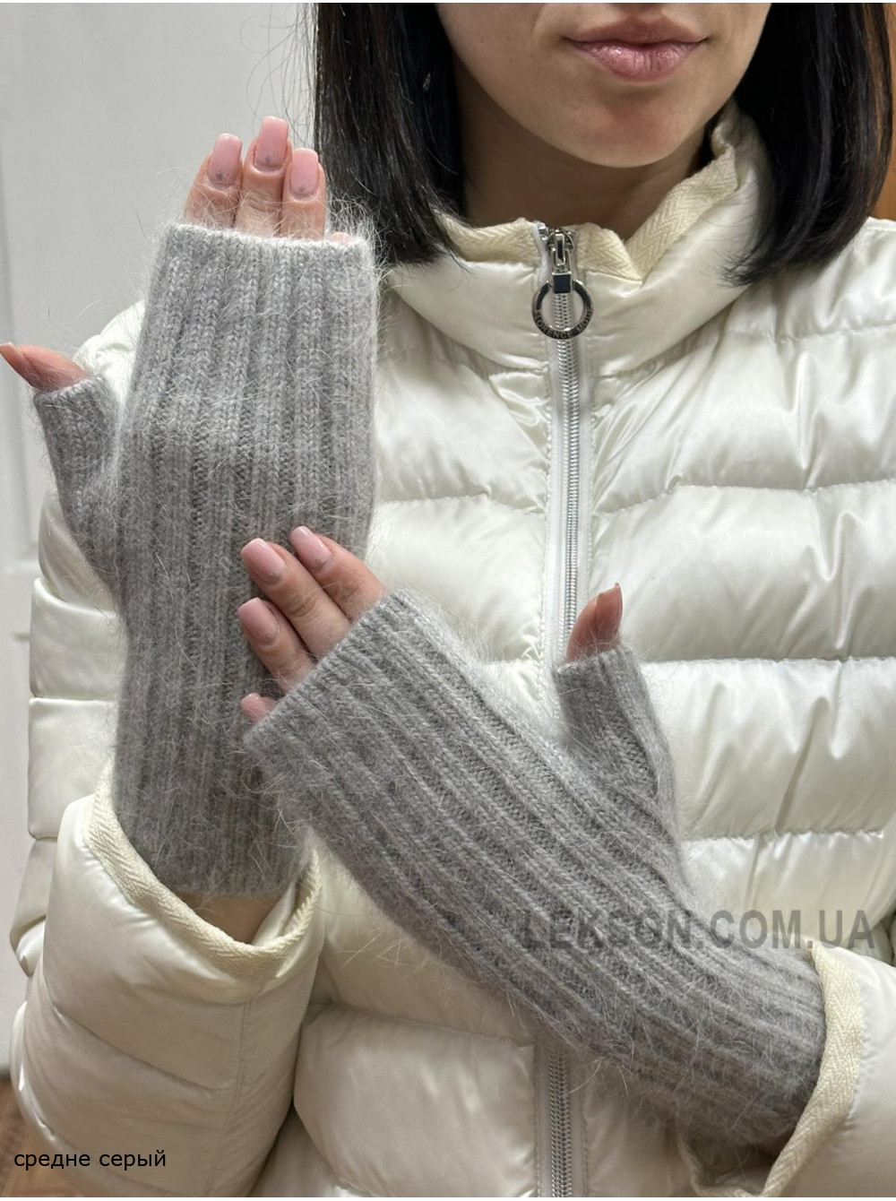 Женский перчатки Митенки