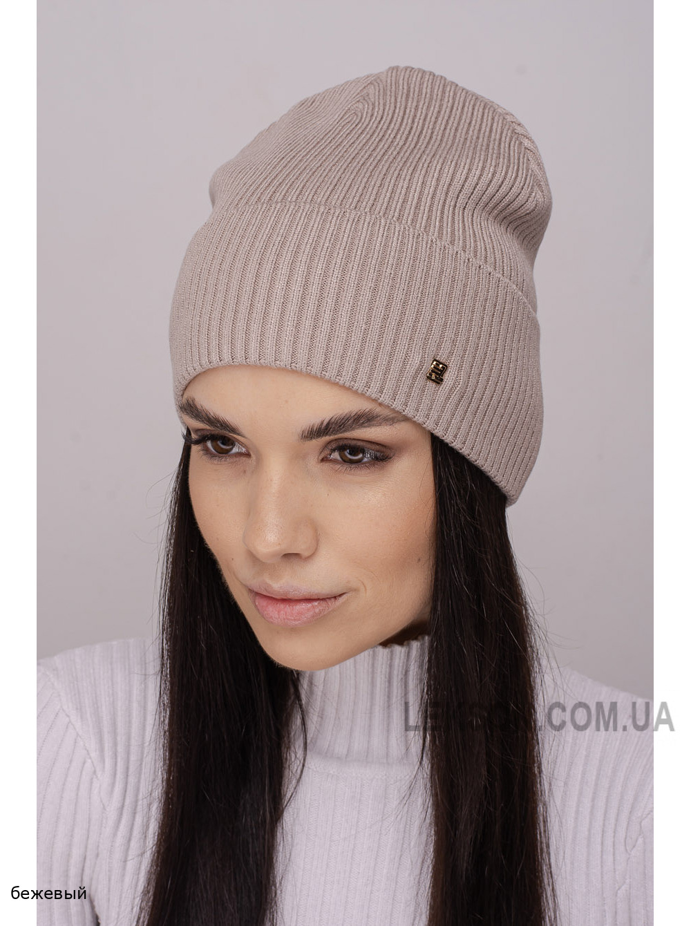 Женская шапка-колпак с отворотом Феникс